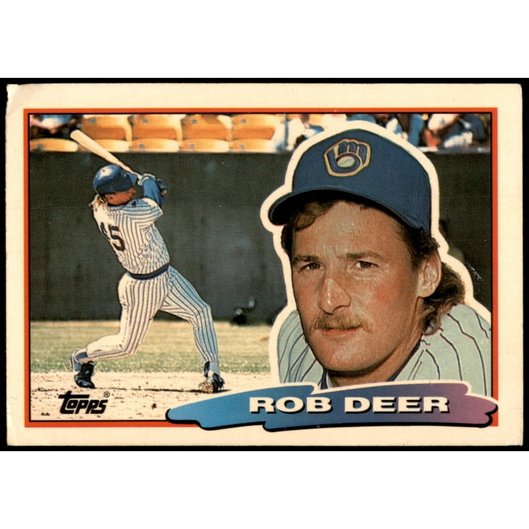 1988 BASEBALL CARD No.151 Rob Deer #151 1988 Topps Big - Walmart.com