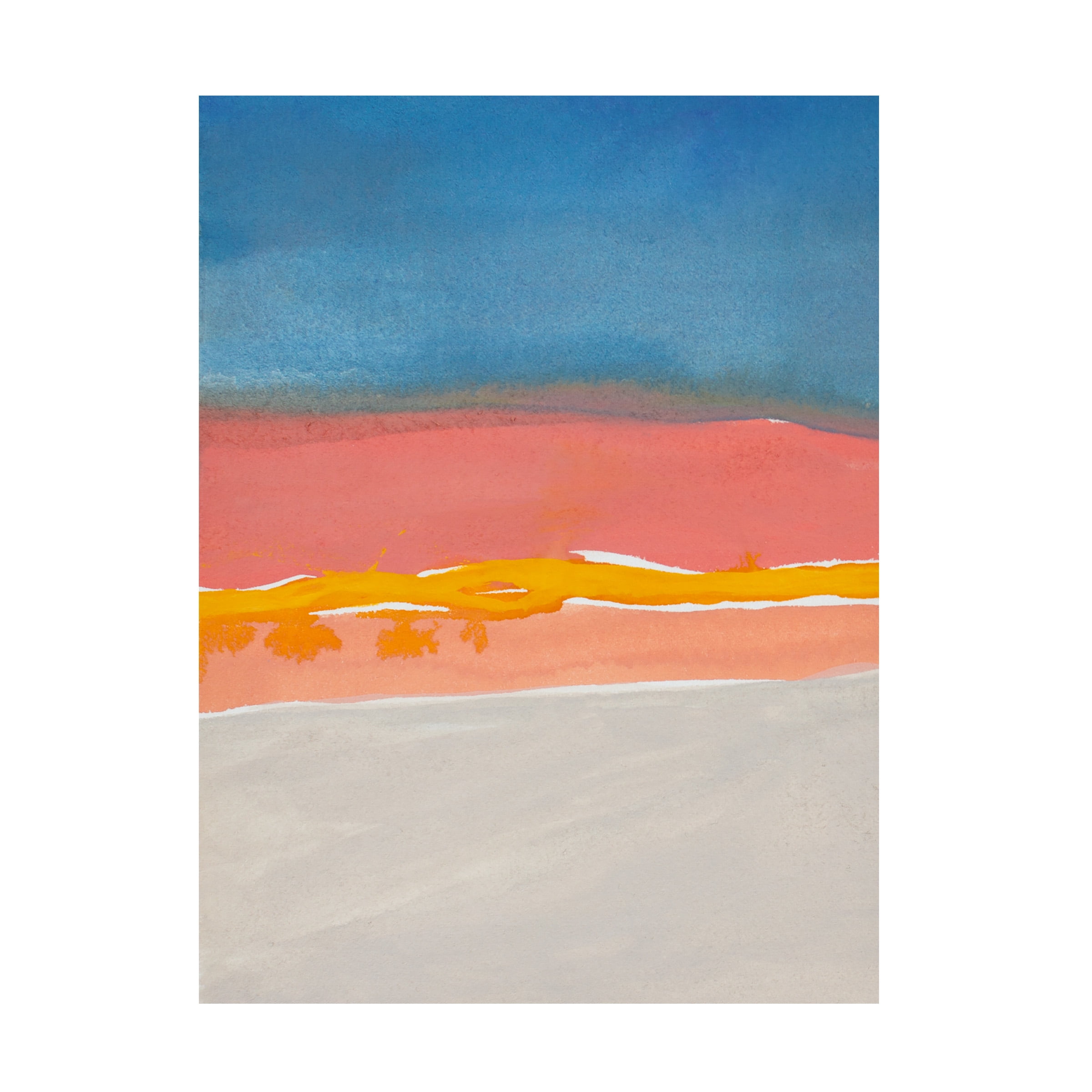Rob Delamater 'Kodachrome Horizon Diptych I' Canvas Art