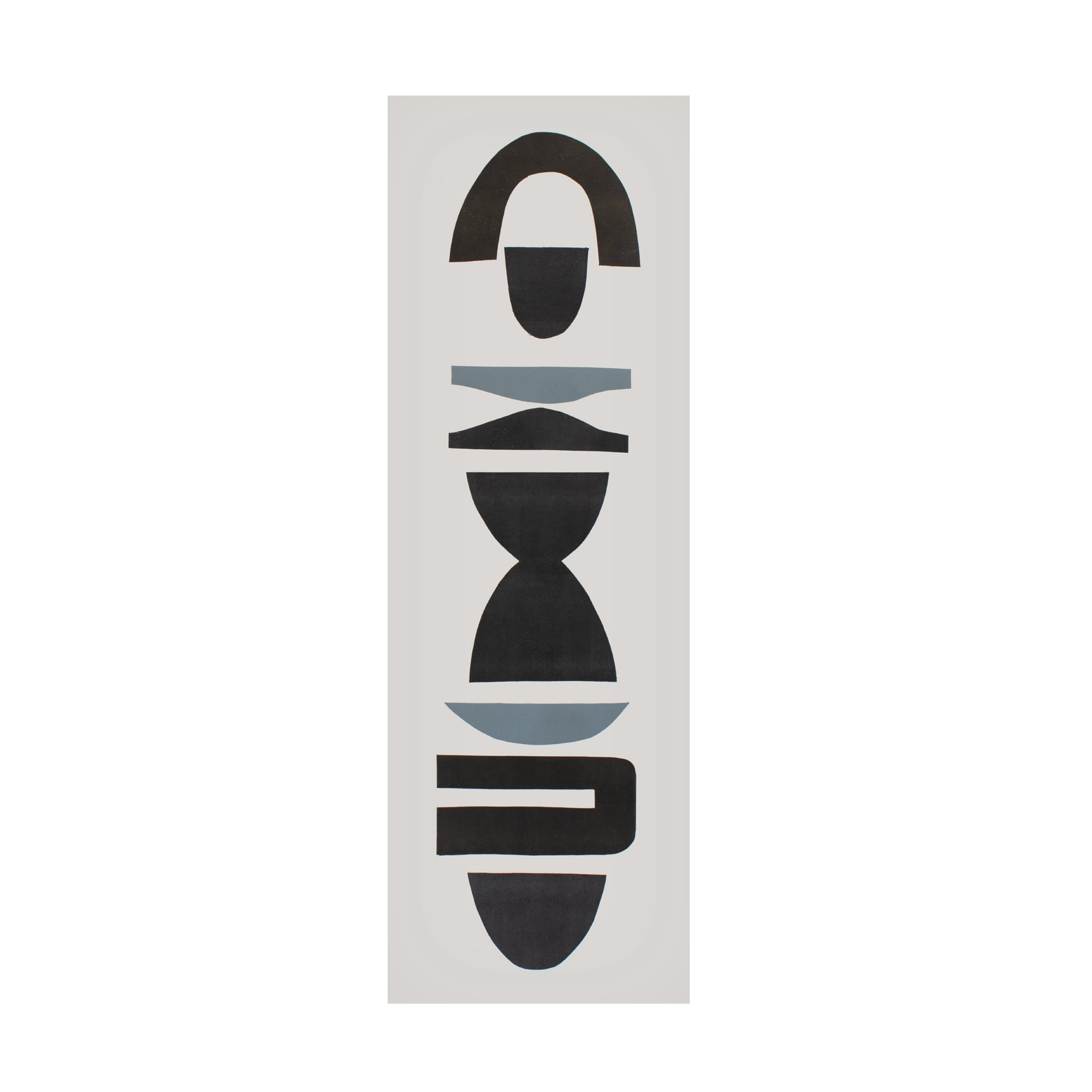 Rob Delamater 'Neutral Totems IV' Canvas Art
