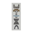 thumbnail image 1 of Rob Delamater 'Neutral Totems V' Canvas Art, 1 of 1