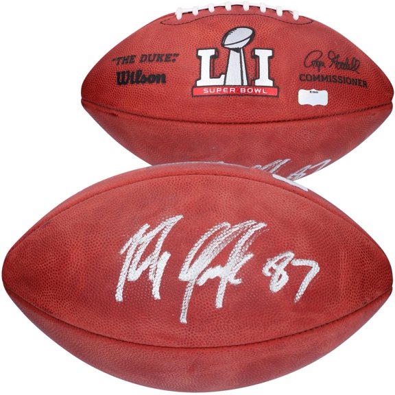 Rob Gronkowski New England Patriots Autographed Wilson Super Bowl LI Pro Football - Fanatics Authentic Certified