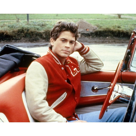 Rob Lowe Photo Oxford Blues Vintage Convertible Sports Car 24x36 Movie Poster HD Aluminum Art