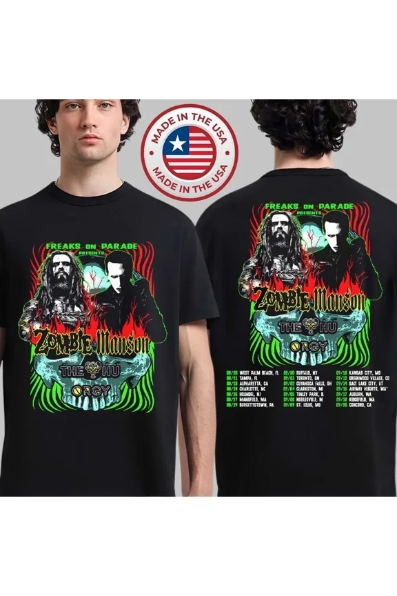 Rob Zombie 2026 North America Tour Unisex T-shirt