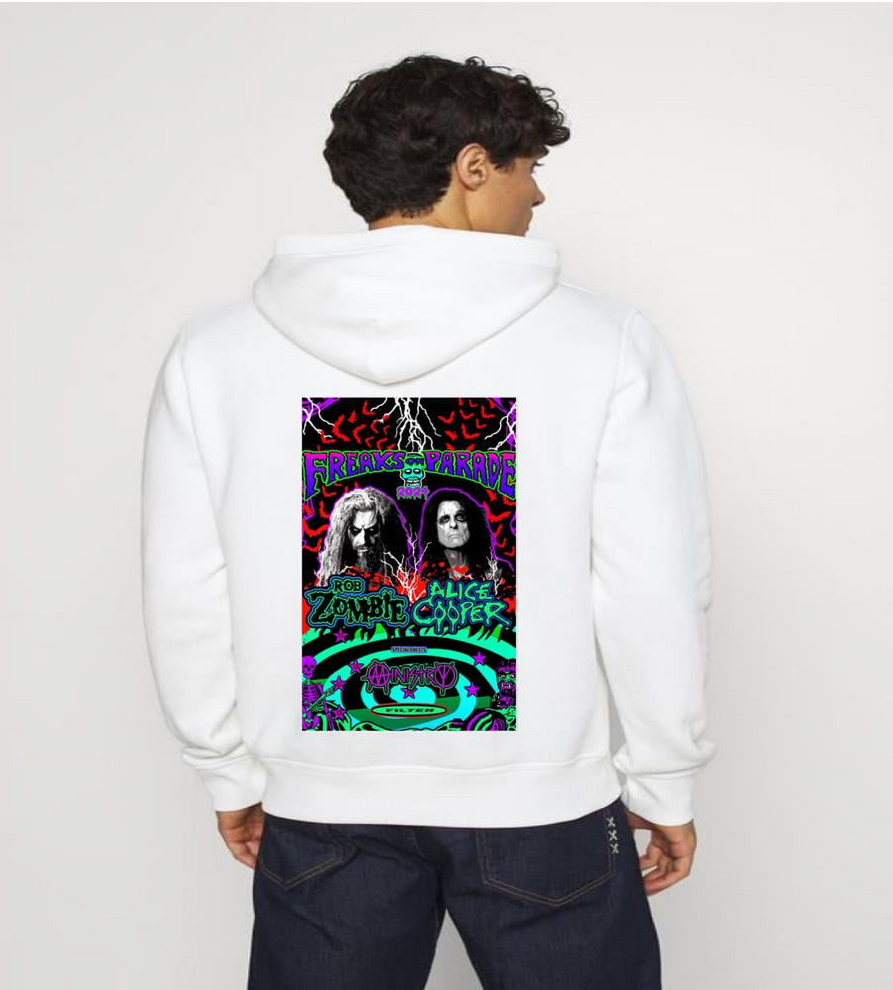 Rob Zombie And Alice Coopers Freaks On Parade 2024 Tour Shirt, Unisex