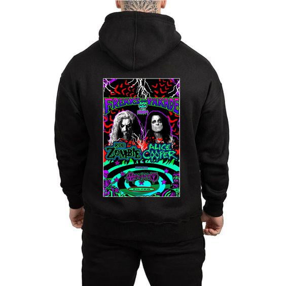 Rob Zombie And Alice Coopers Freaks On Parade 2024 Tour Shirt, Unisex
