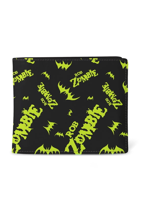 Rob Zombie Bats Logo Bifold Wallet