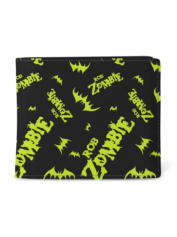 Rob Zombie Bats Logo Bifold Wallet