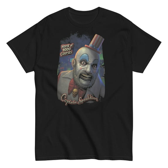 Rob Zombie - Captain Spaulding Unisex T-Shirt - Black - Small