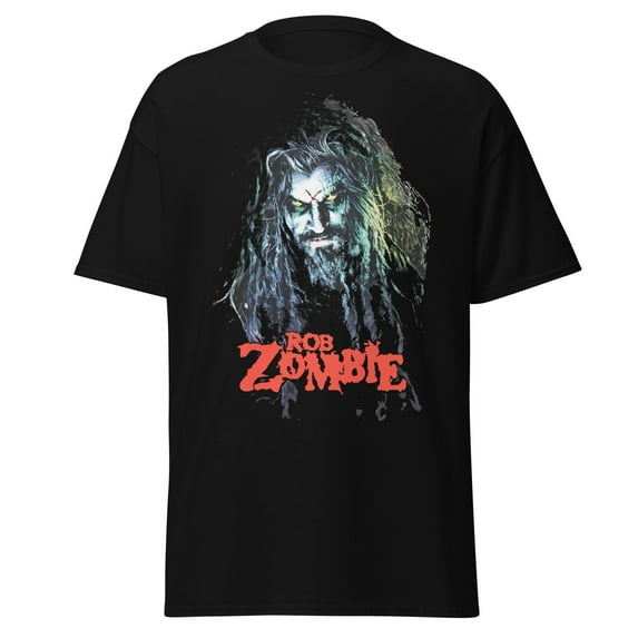 Rob Zombie - Classic Logo Jumbo Print Unisex T-Shirt - Black - Small