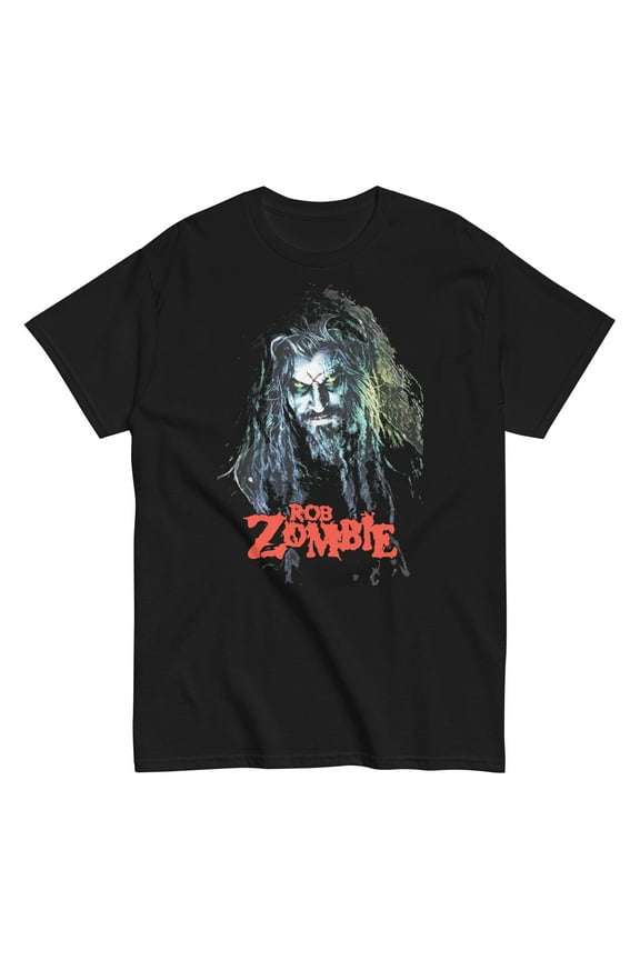 Rob Zombie - Classic Logo Unisex T-Shirt - Black - Medium