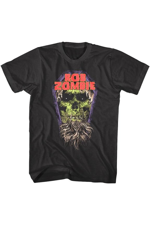 Rob Zombie Coffin Beard Men's T Shirt (Black, Big&TallXLT)