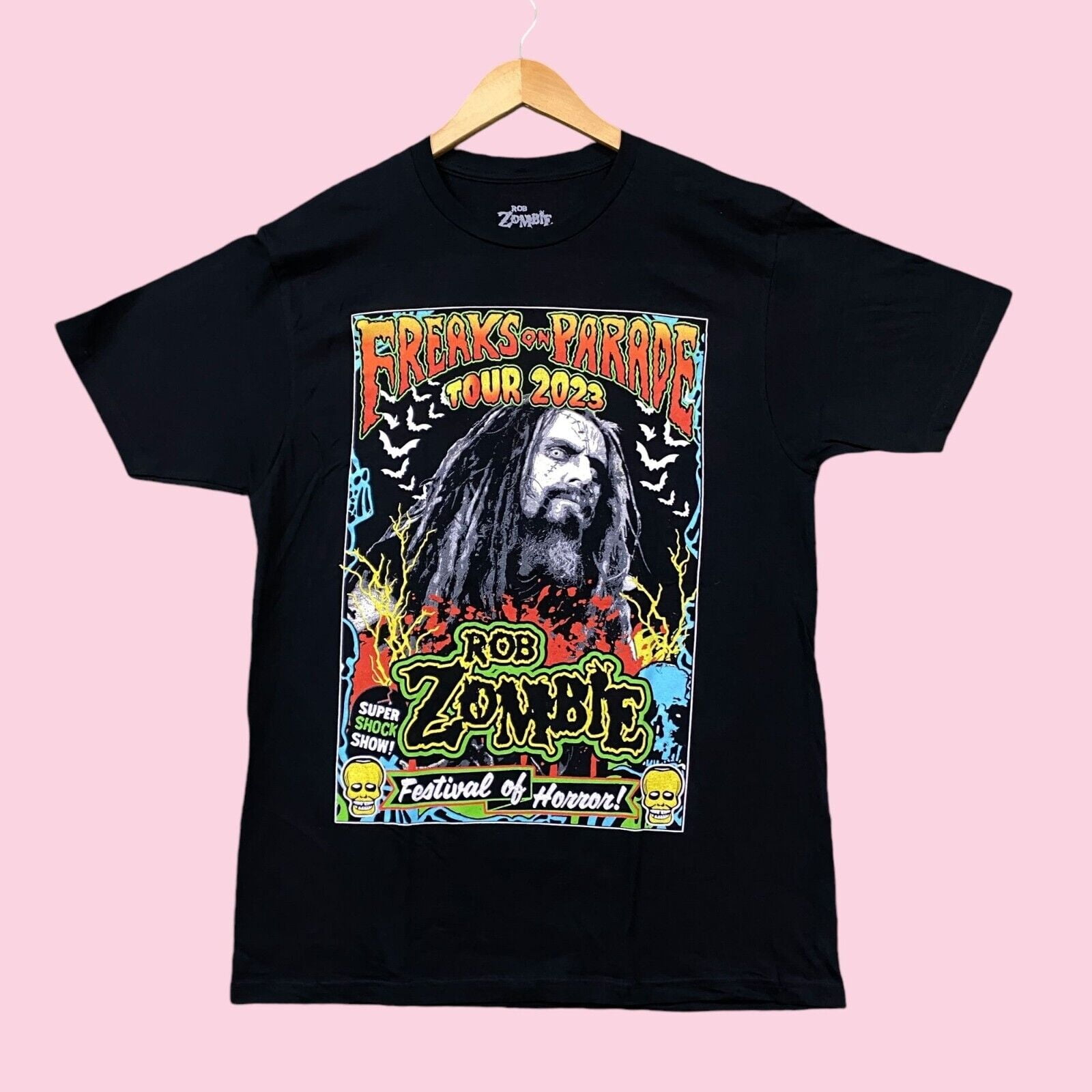 Rob Zombie Freaks on Parade Tour Heavy Metal Tee L