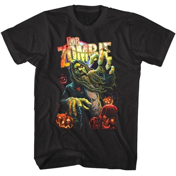 Rob Zombie Halloween Men's T Shirt (Black, AdultM)