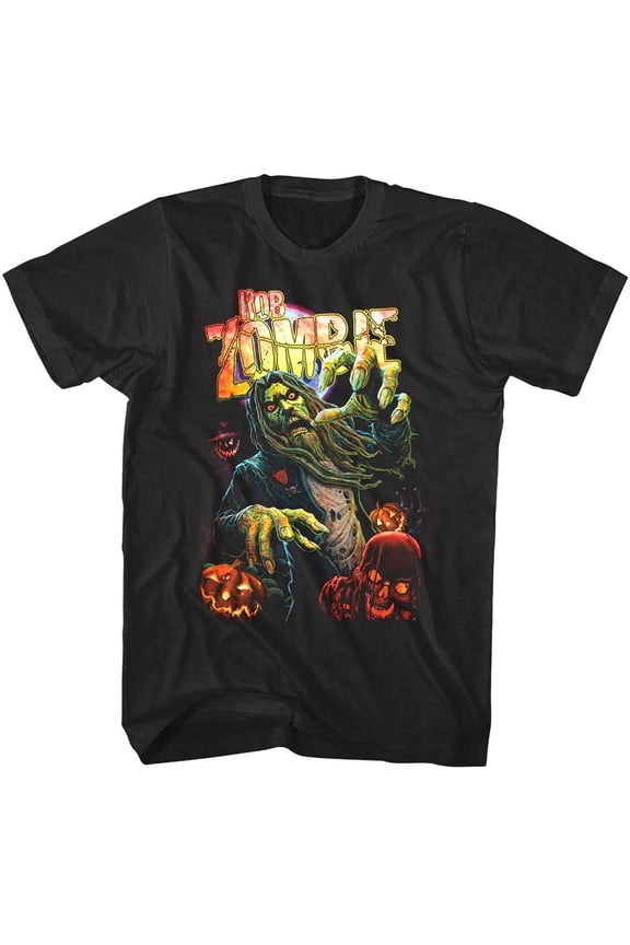 Rob Zombie Halloween Men's T Shirt (Black, AdultXL)