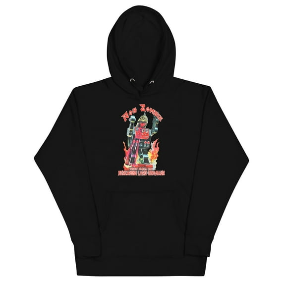 Rob Zombie Lord Dinosaur Classic Unisex Hoodie - Black - Large