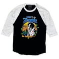 thumbnail image 1 of Rob Zombie Men's Officially Licensed 2022 USA Concert Tour Raglan Tee T-Shirt (Medium, Black/White), 1 of 2