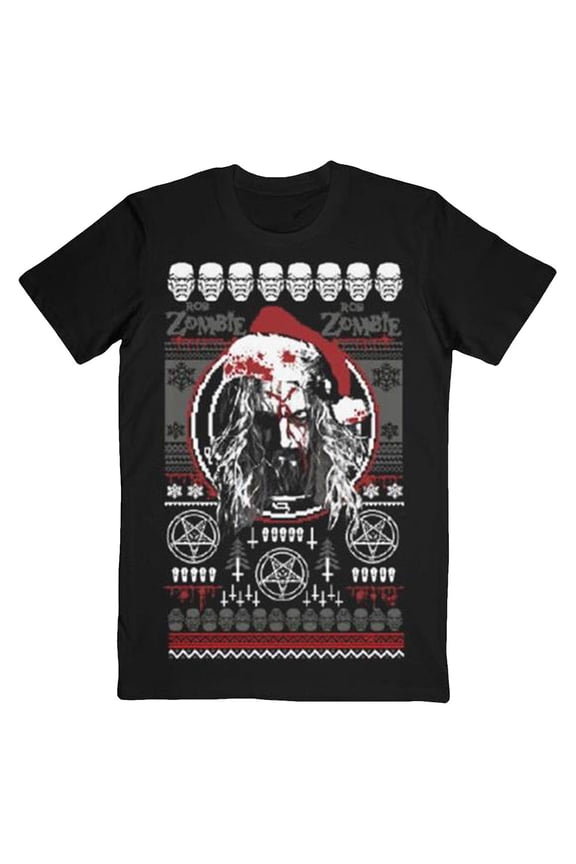 Rob Zombie Unisex T-Shirt Bloody Santa (Small)