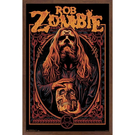 Rob Zombie - Warlock Wall Poster, 14.725" x 22.375", Framed