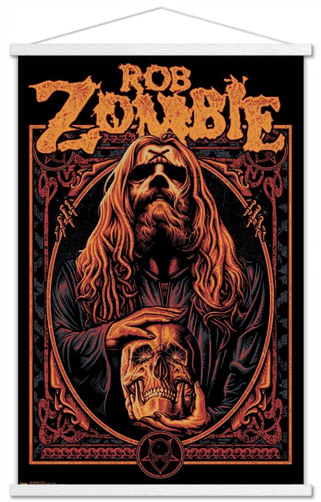 Rob Zombie - Warlock Wall Poster with Wooden Magnetic Frame, 22.375" x 34"