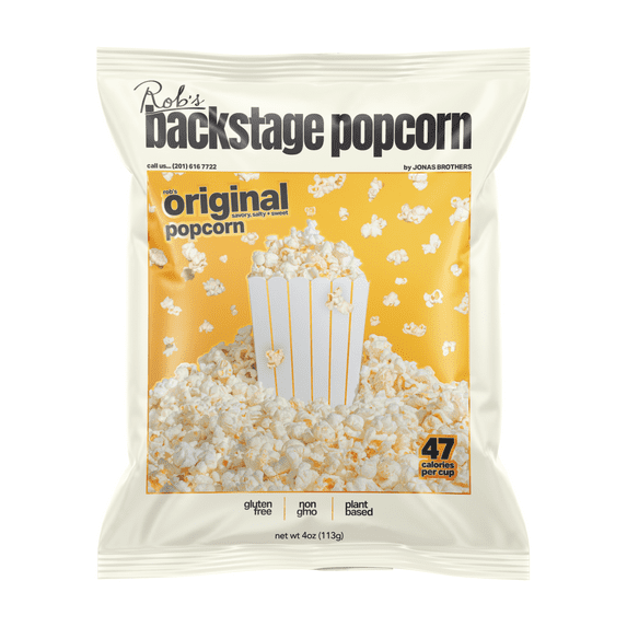 Rob's Backstage Popcorn, Gluten-Free, Original Sweet & Salty Flavor, 4 oz