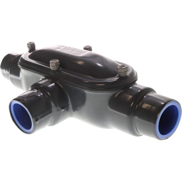 RobRoy PRHT68 Plasti PVC Coated Conduit Body, TypeT, Form8, 2Inch