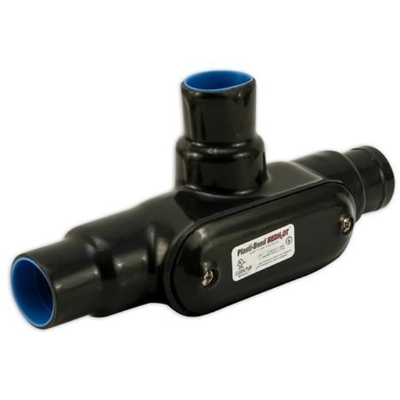 RobRoy PRT37 Plasti-Bond PVC Coated Conduit Body, Type-T, Form-7, 1-Inch