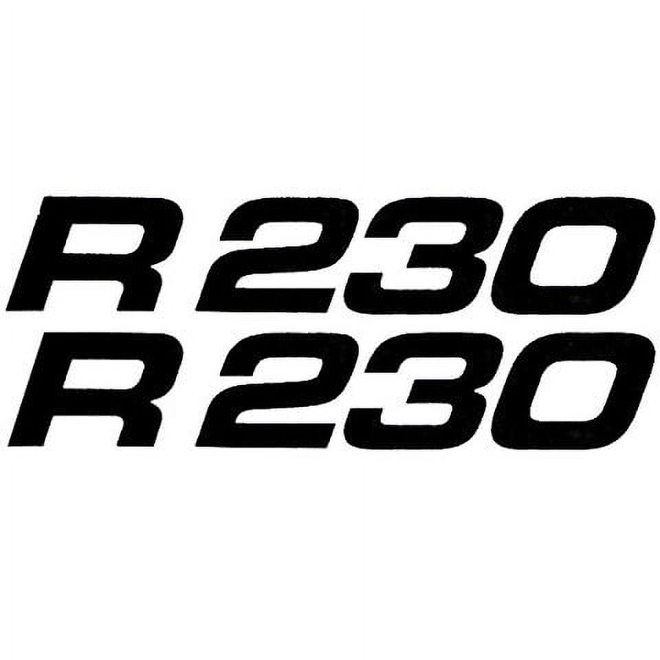Robalo Boat Decals U17224-01 | R230 8 3/8 x 1 1/2 Inch Black (Pair ...