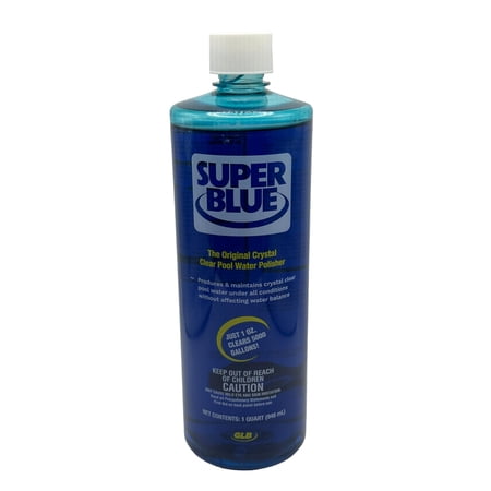 12 Pc, Glb Super Blue Liquid Clarifier 32 Oz