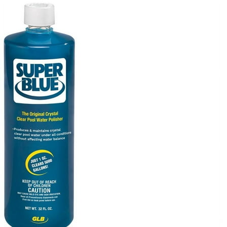 12 Pc, Glb Super Blue Liquid Clarifier 32 Oz