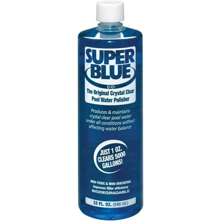 Robarb R20154 Super Blue Clarifier 1-Quart Crystal Clear Pool Water Polisher