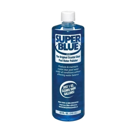 Robarb Super Blue Concentrated Pool Clarifier Chemicals, 32 oz