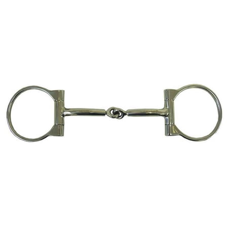 Robart Pinchless Bits IW142 4.5 in. Western Snaffle Offset Dee Bit