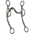 thumbnail image 1 of Robart Pinchless Jointed Horse Bit Long Shank Medium Port | Revolutionary Horse Bit Design | Enhances Learning & Performance | Independent Side Operation | Pinchless Comfort | Promotes Salivation, 1 of 1