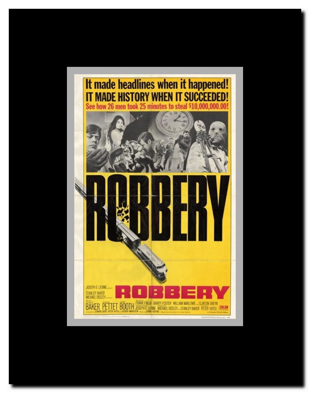 Robbery Framed Movie Poster