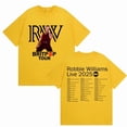 thumbnail image 1 of Robbie Williams 2025 RW Live Tour Unisex Cotton Short Sleeve Hip Hop Pop Music Graphic Streetwear T-Shirt, 1 of 5
