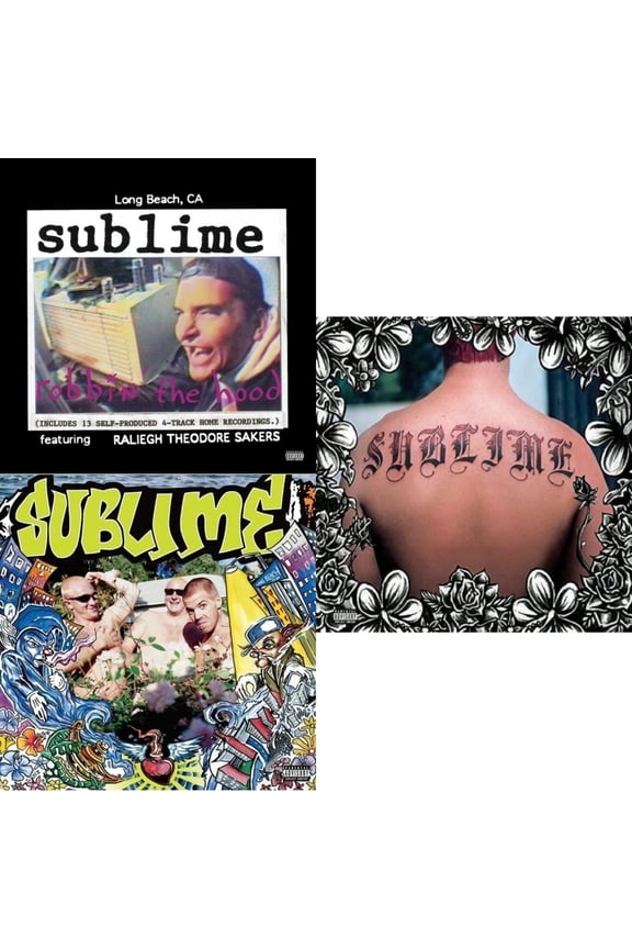 Robbin The Hood & Second Hand Smoke & Sublime [LP Vinyl Bundle]