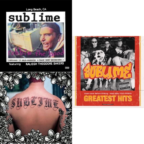 Robbin The Hood & Sublime & Greatest Hits (X) [LP Vinyl Bundle]