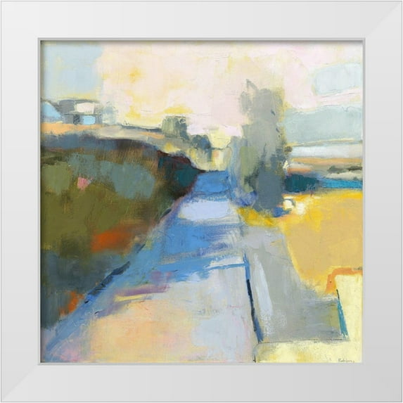 Robbins, Kathleen 15x15 White Modern Wood Framed Museum Art Print Titled - Marginal Way