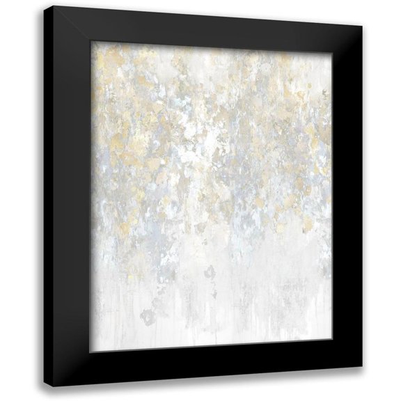 Robbins, Nikki 12x14 Black Modern Framed Museum Art Print Titled - Cascade Neutral
