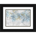 thumbnail image 1 of Robbins, Nikki 32x23 Black Ornate Wood Framed with Double Matting Museum Art Print Titled - Charmed Aqua, 1 of 4