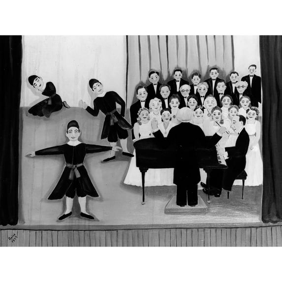 Robbins Oriental Dance 1944 Painting Extra Large XL Wall Art Poster Print