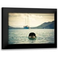 thumbnail image 1 of Robboz, El 24x17 Black Modern Framed Museum Art Print Titled - The Diver, 1 of 5