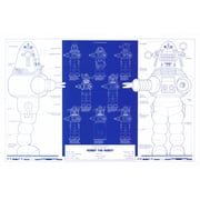 Robby The Robot Blueprint 11inx17in Mini Poster 11x17 poster