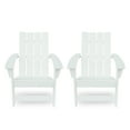 thumbnail image 1 of Robbyn Outdoor Contemporary Adirondack Chair, Set of 2, White, 1 of 8