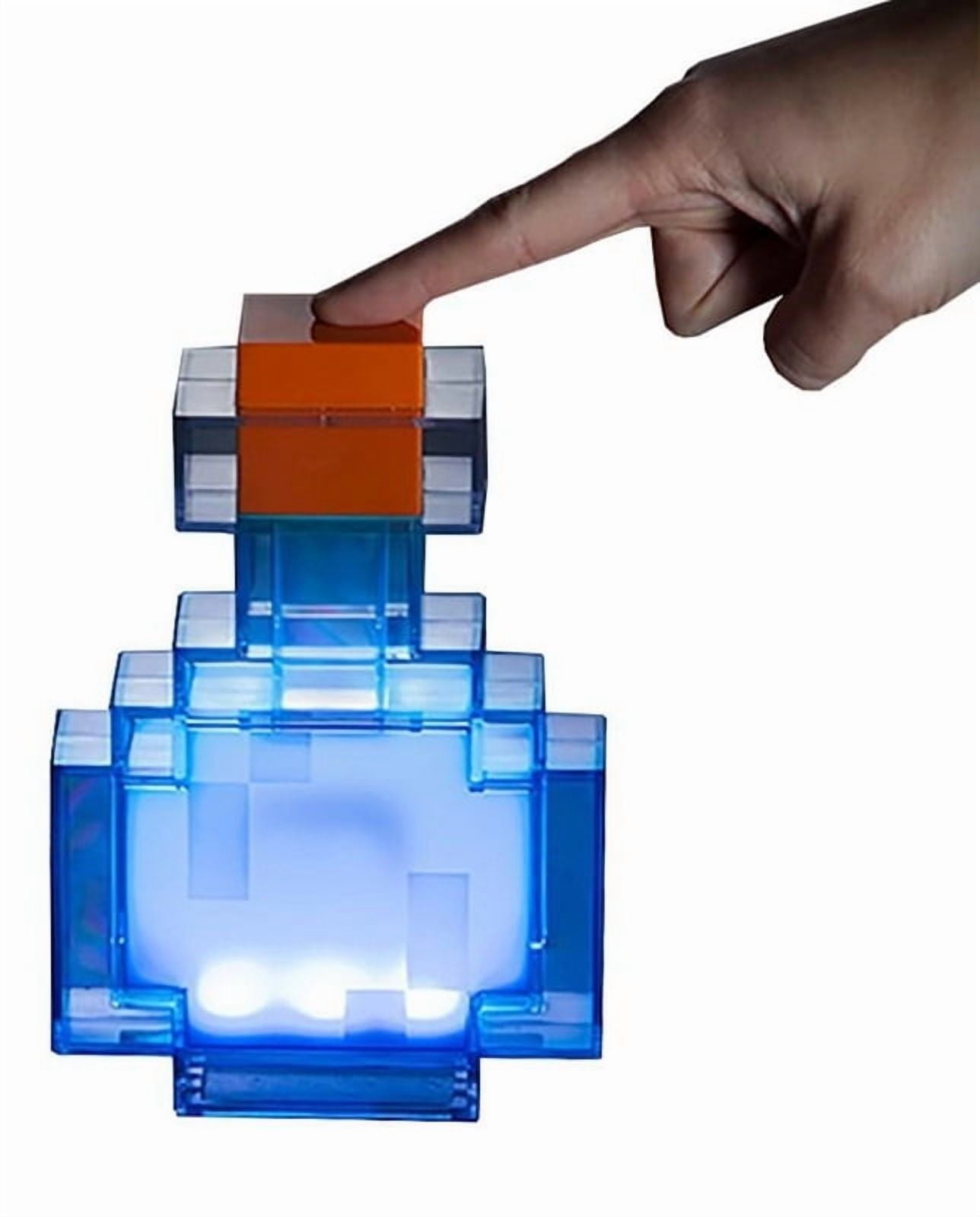 Robe Factory RBF-16095-C Minecraft Potion Bottle Color-Changing Led Desk Lamp, 7 Inch Night Light