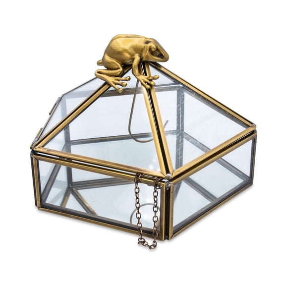 Robe Factory RBF-16684-C Harry Potter Gold Chocolate Frog Jewelry Box Storage Case Organizer