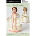 thumbnail image 1 of Robe Francais Sewing Pattern for 18 in American Girl and Carpatina Dolls, 1 of 1