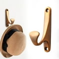 thumbnail image 1 of Robe Towel Hooks for Bathrooms Kitchen, Durable Stainless Steel Hanging Wall Hooks, Shower Hook, Heavy Duty Hooks for Hanging, Coat Hooks, Key Holder Wall Mount Hook, Bathroom Hooks, Coffee, 1 of 7