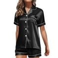 thumbnail image 1 of Robe Women Set Pajama Short Loose Sets Satin Nightwear Suit Nightgown Women ​Short Underwear Pajama Pajamas Underwear Women's, 1 of 5