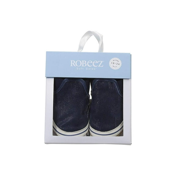 Robeez Liam Basic Soft Sole (Infant/Toddler/Little Kid) Navy